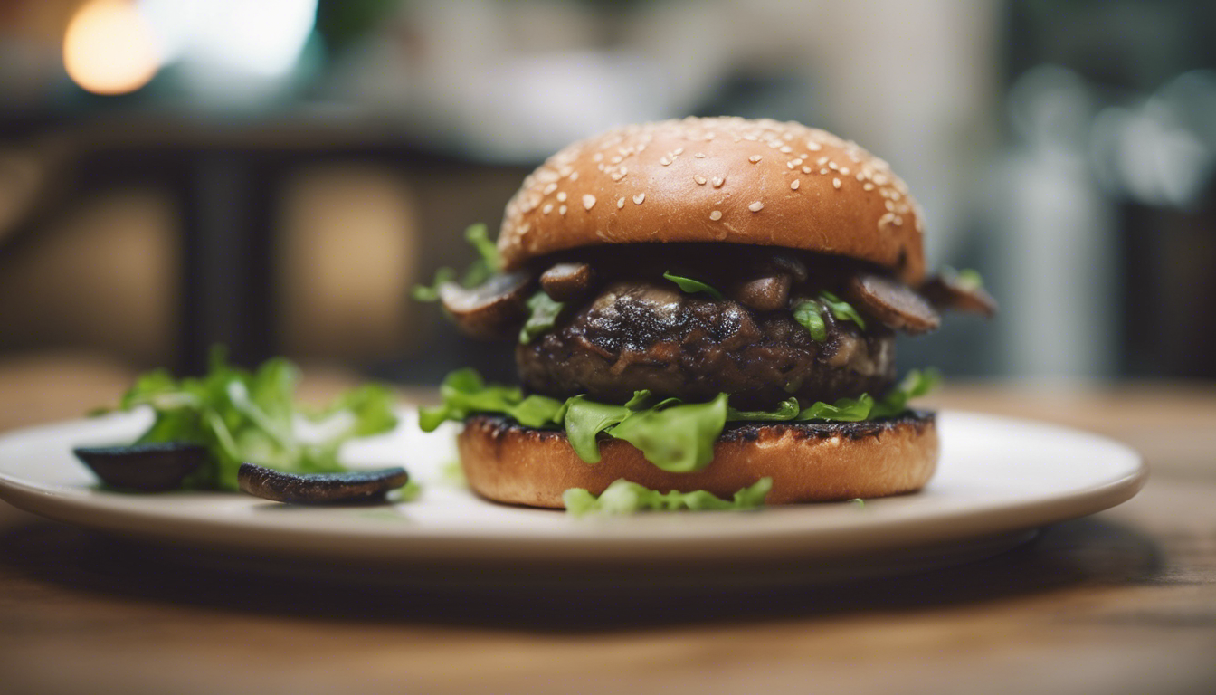 Vegan Portobello Mushroom Burger