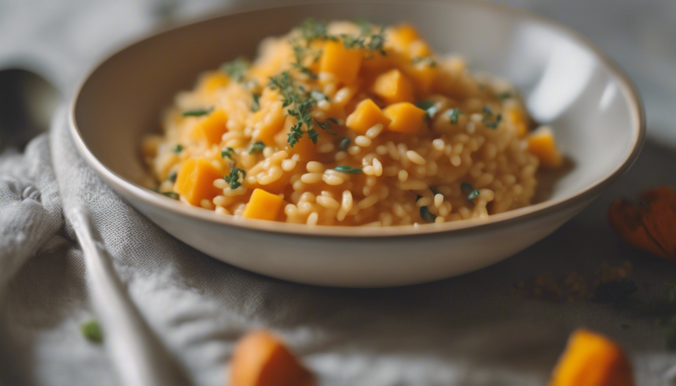 Vegan Butternut Squash Risotto
