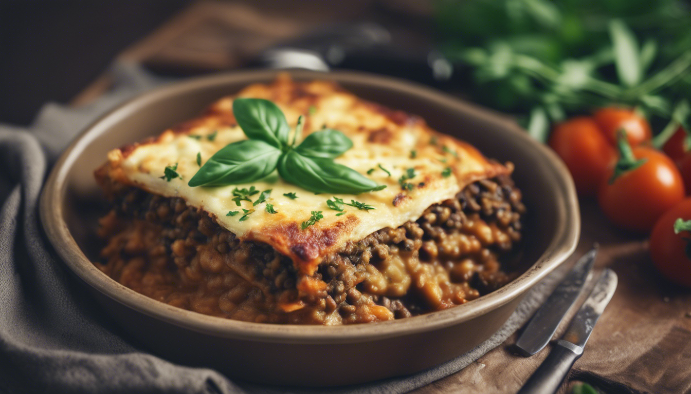 Vegan Moussaka with Lentils