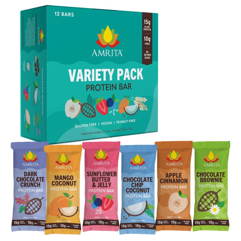Amrita Mango Coconut Vegan Protein Bars