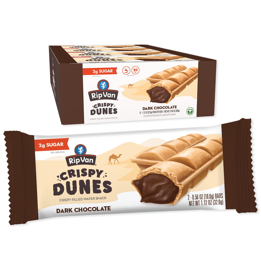 Crispy Dunes Vegan Chocolate Hazelnut Wafer Sticks