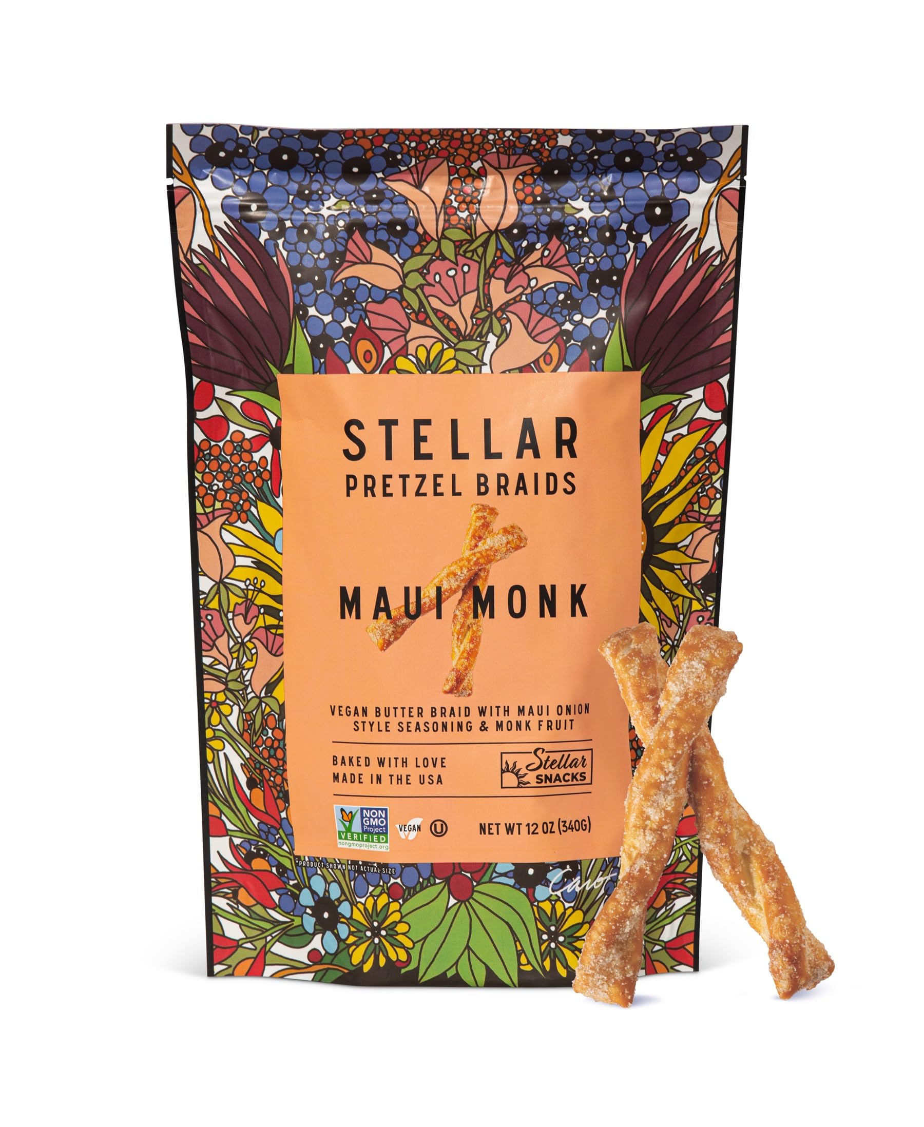 Stellar Snacks Maui Monk Pretzel Braids