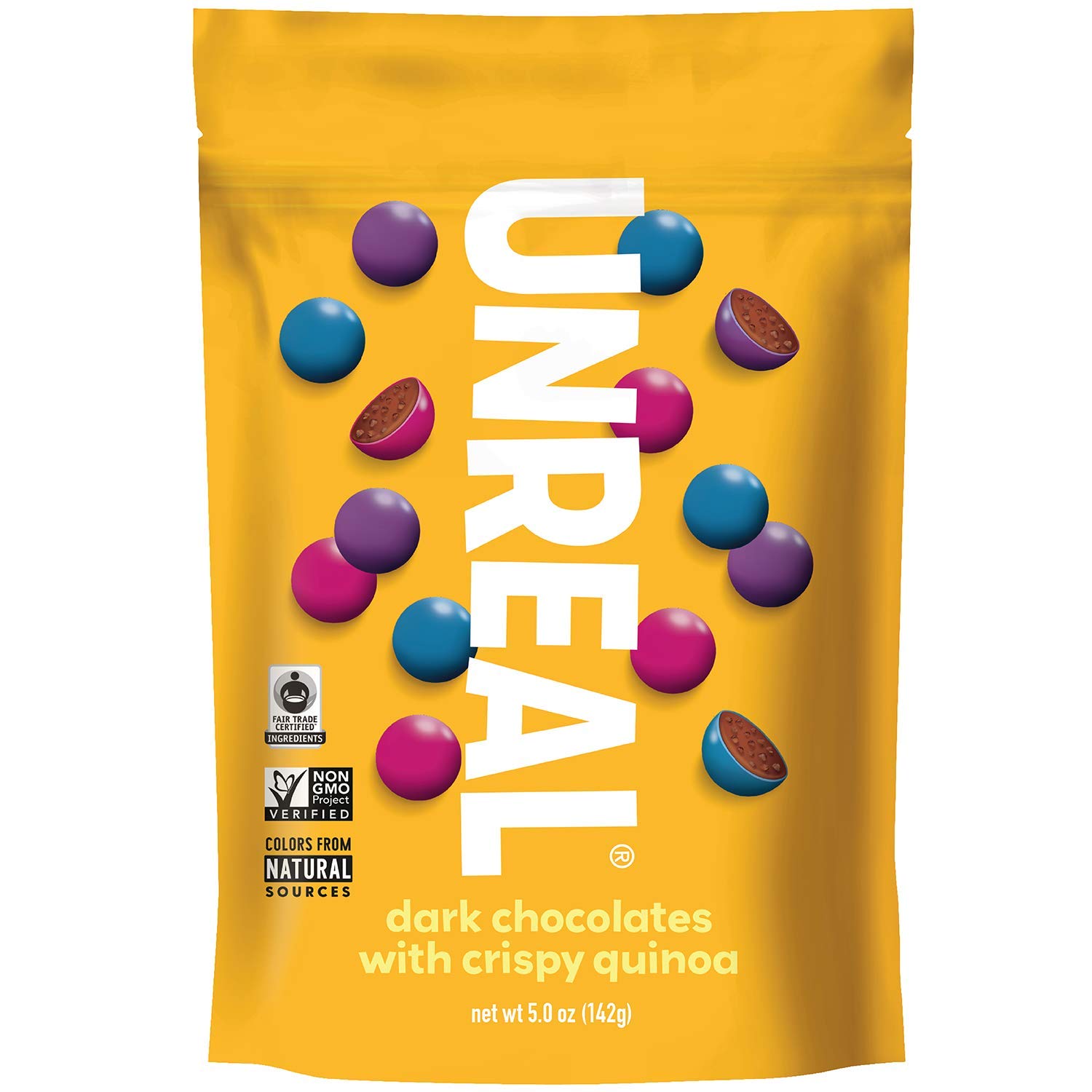 Unreal Chocolate Crispy Quinoa Gems