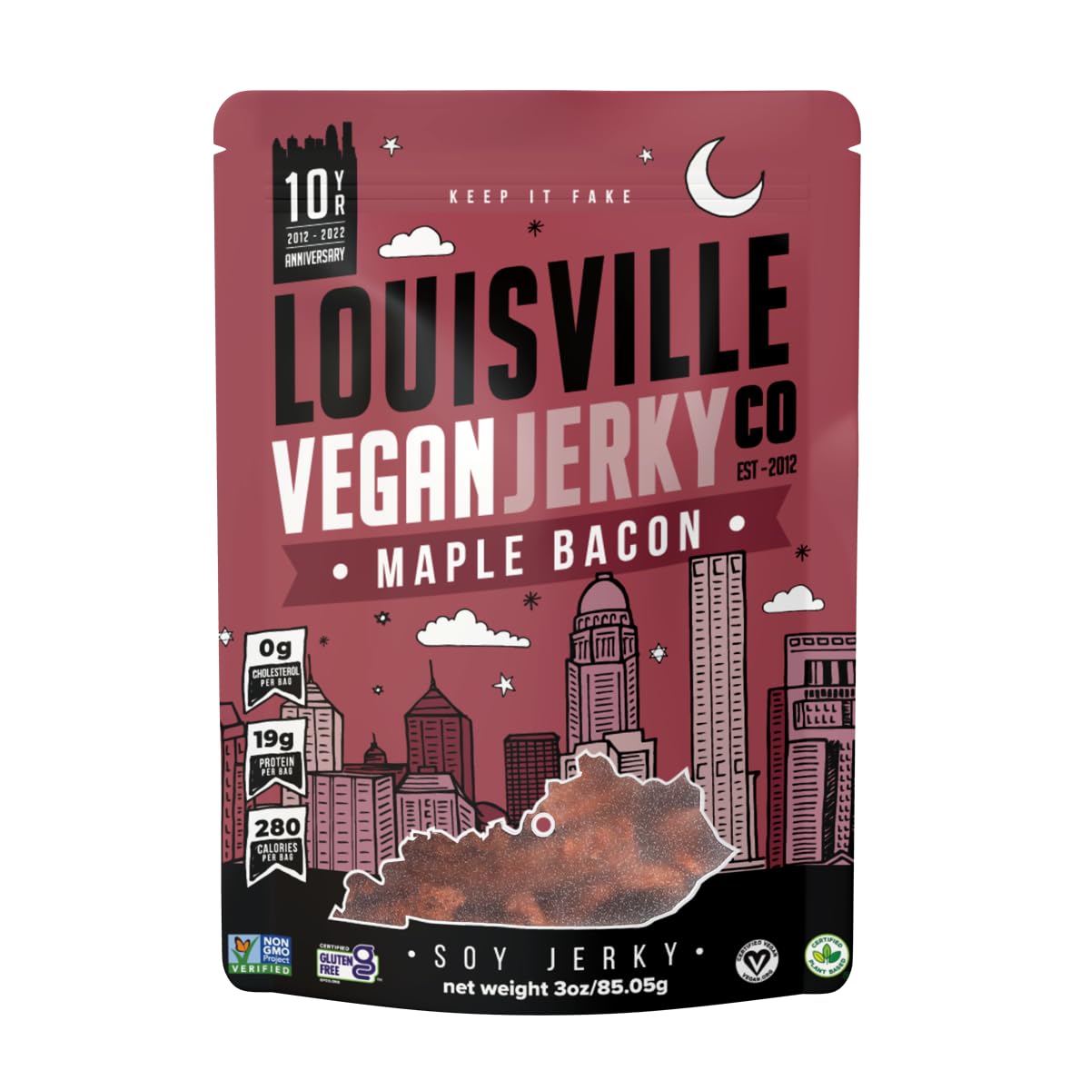 Louisville Vegan Jerky Maple Bacon