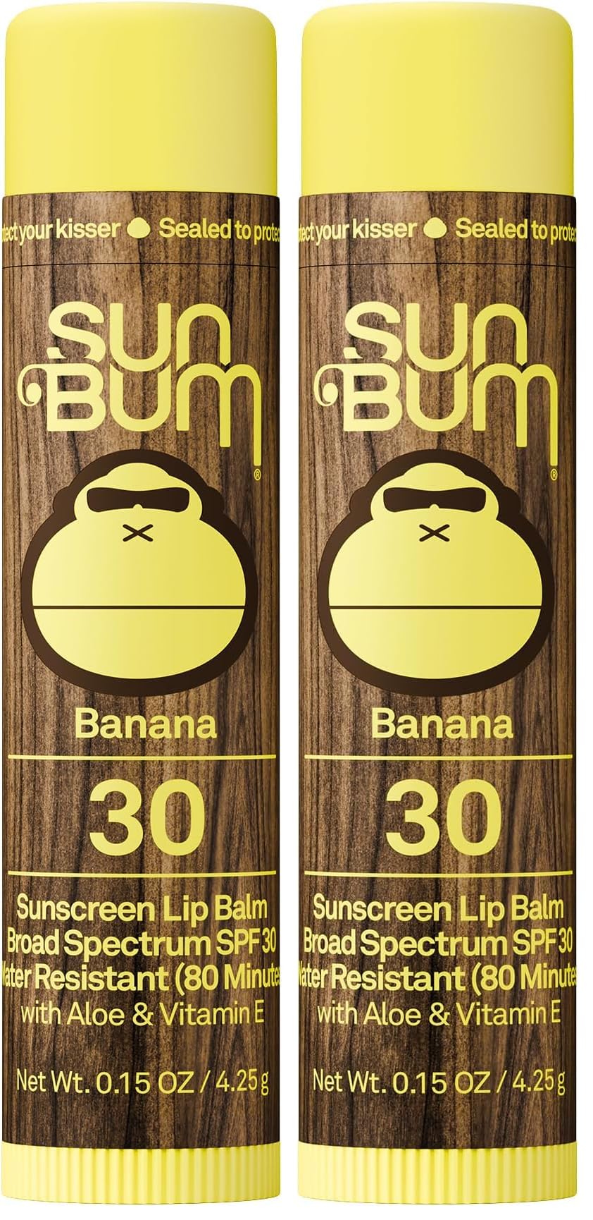 Sun Bum SPF 30 Sunscreen Tropical Lip Balm 3 Pack