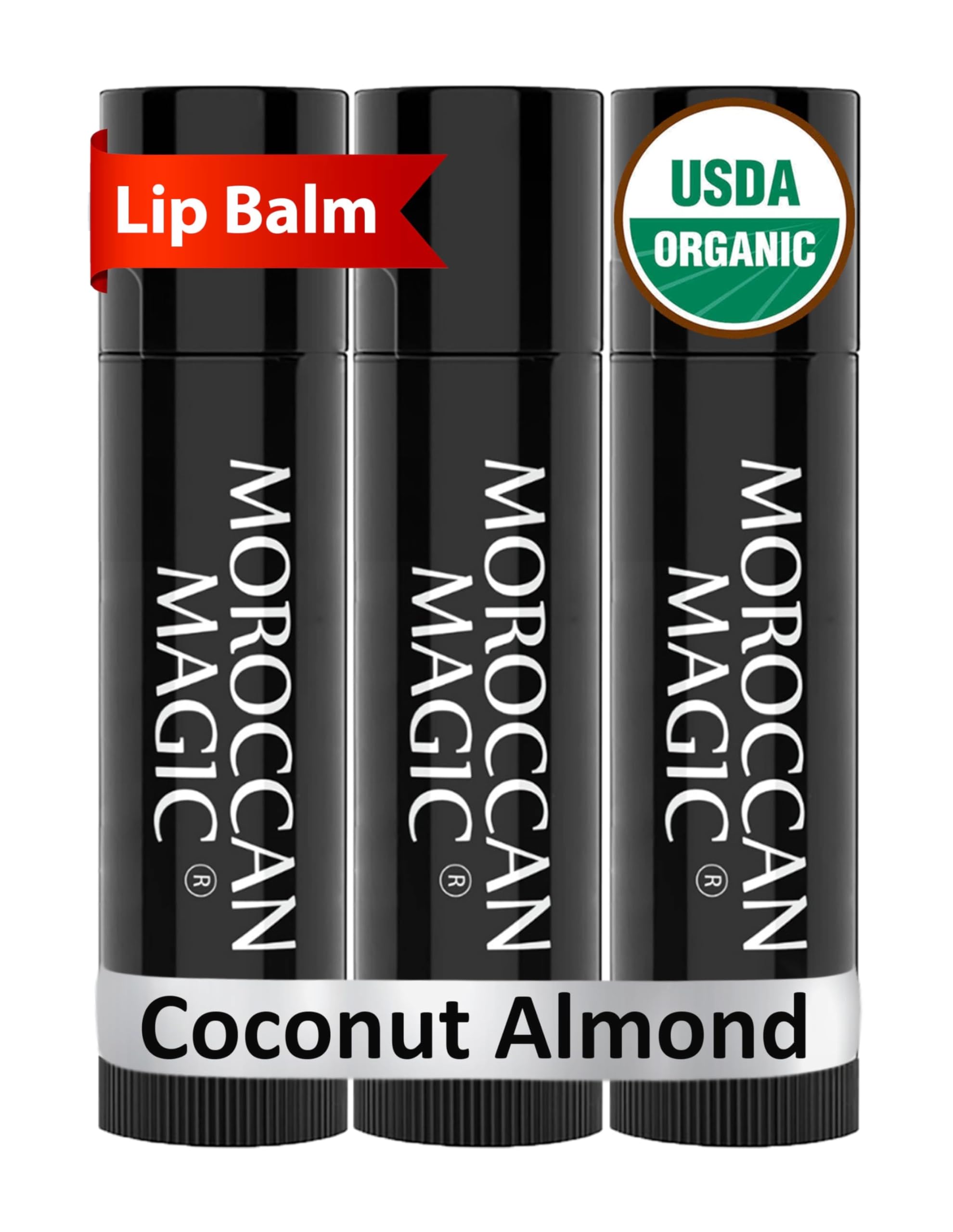 Moroccan Magic Vegan Vanilla Lip Balm 3 Pack