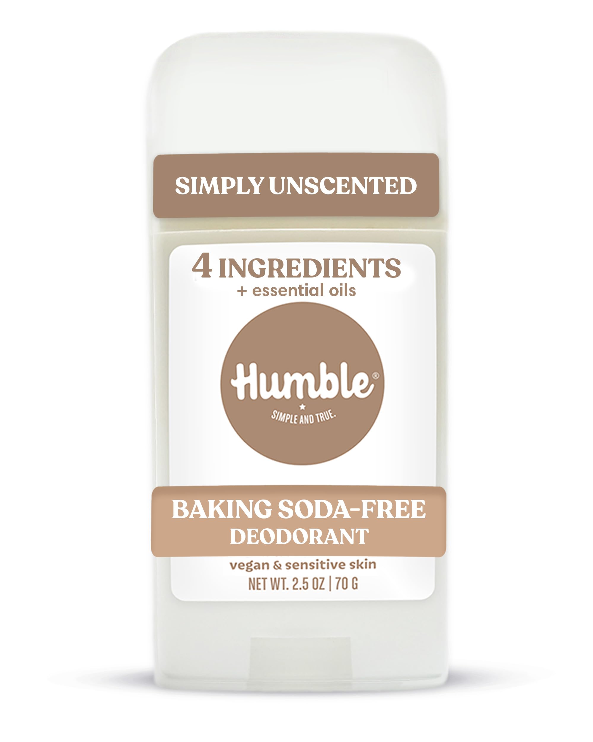 Humble Aluminum-Free Deodorant, Bergamot & Ginger