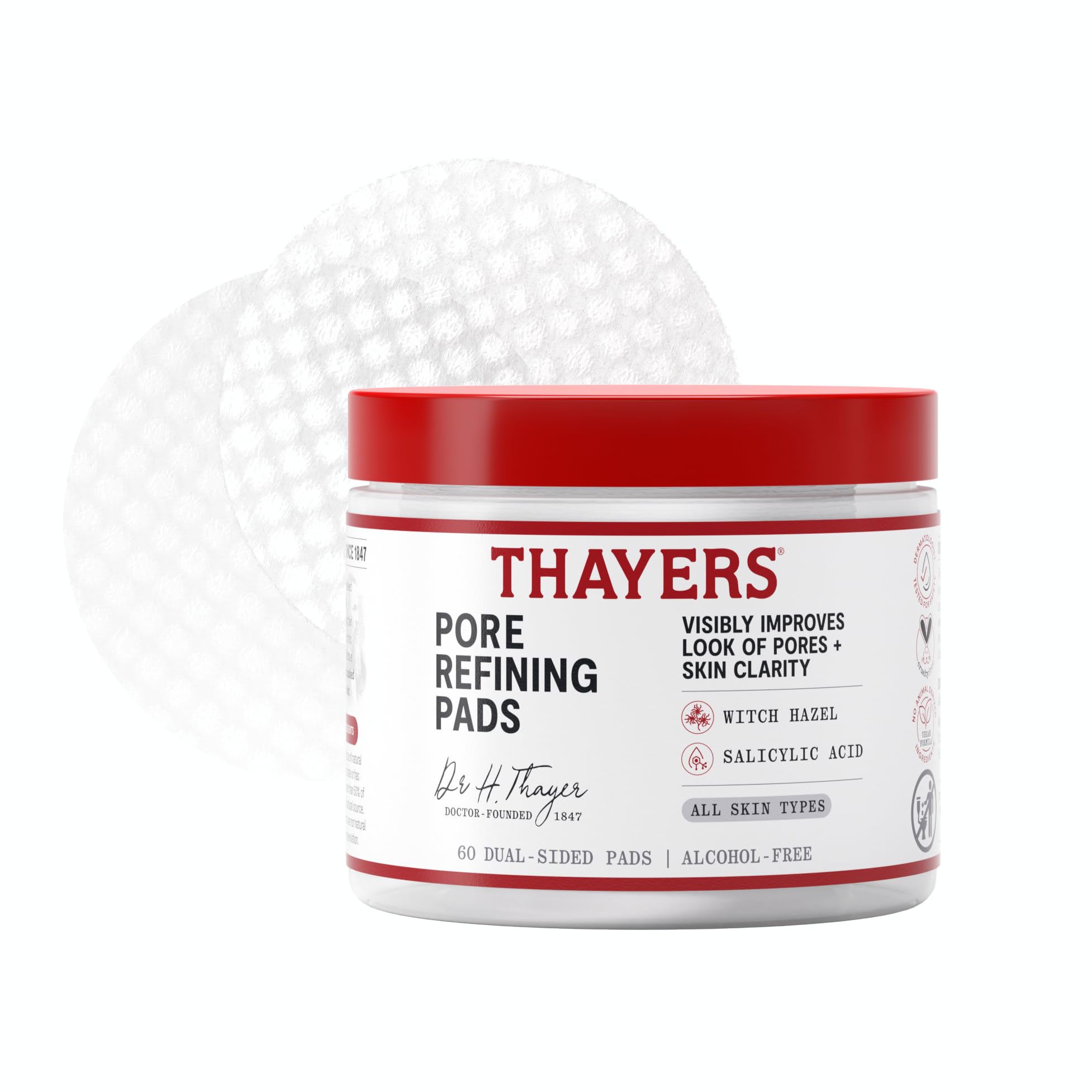 Thayers Exfoliating 2% AHA Toner Pads